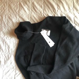 AQUA cashmere turtleneck